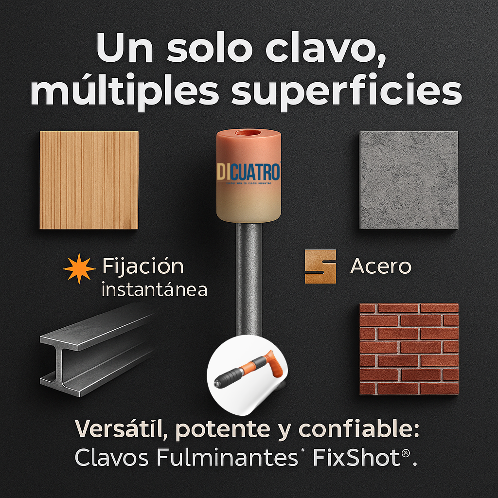 FixShot® - CLAVOS FULMINANTE DE 100 Y 200
