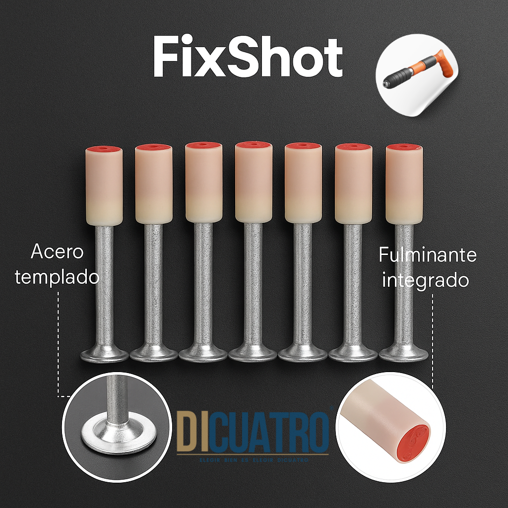 FixShot® - CLAVOS FULMINANTE DE 100 Y 200