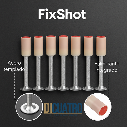 FixShot® - CLAVOS FULMINANTE DE 100 Y 200